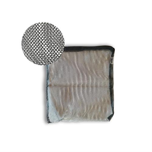 SACCHETTO C/ZIP CARBONE cm.15x21,5
