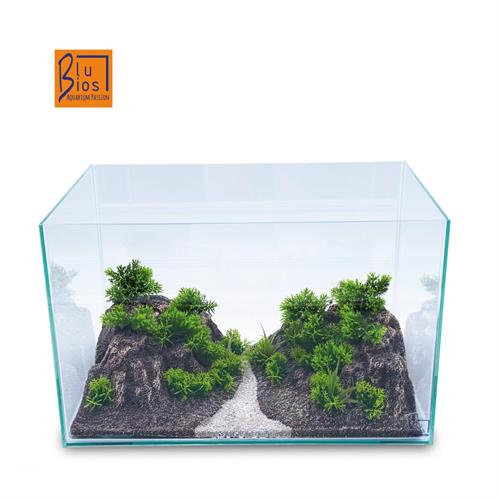 ACQUARIO VETRO C/ARREDO cm.30