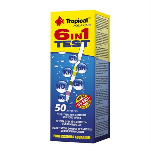 TROPICAL TEST 6 IN 1 (50 striscie)